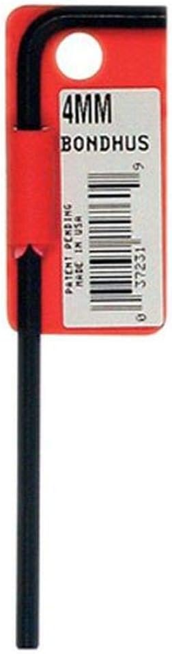 Bondhus 15980 12mm Hex Tip Key L-Wrench w/ProGuard Finish, Long Arm, multi, one size