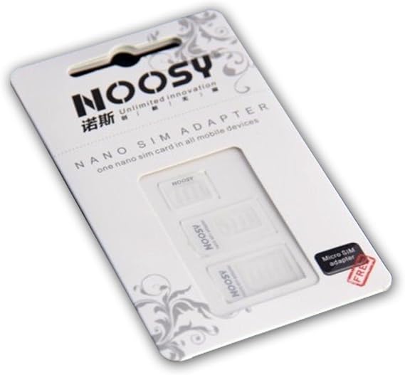 Çeşitli SIM adaptörü, karıştırma seti, 3'lü paket (Micro+Nano)