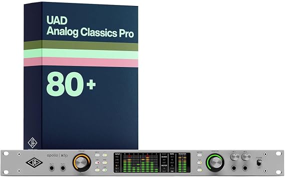 Universal Audio Apollo x8p Gen 2 with UAD Analog Classics Pro Thunderbolt 3 Audio Interface