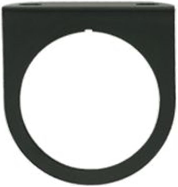 Equus 9941 2-5/8" Single Gauge Mounting Panel, Black