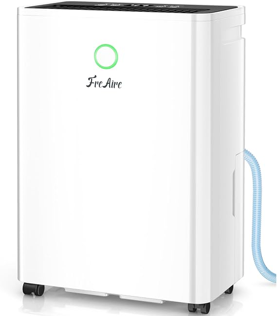 FreAire 2500Sq.Ft Dehumidifier, 34Pint Dehumidifiers for Home, Quiet Dehumidifier for Basement, Bedroom, Bathroom