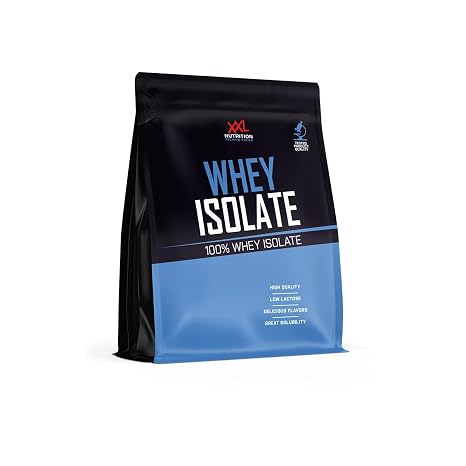 XXL Nutrition - Whey Isolate - Highest Quality Whey Protein Isolate Only 0.8% Lactose - Protein Powder Isolate - 2500 g - Vanilla