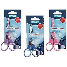Stylex 42716 Design Scissors, Stainless Steel, 17 x 8.5 cm- Assorted