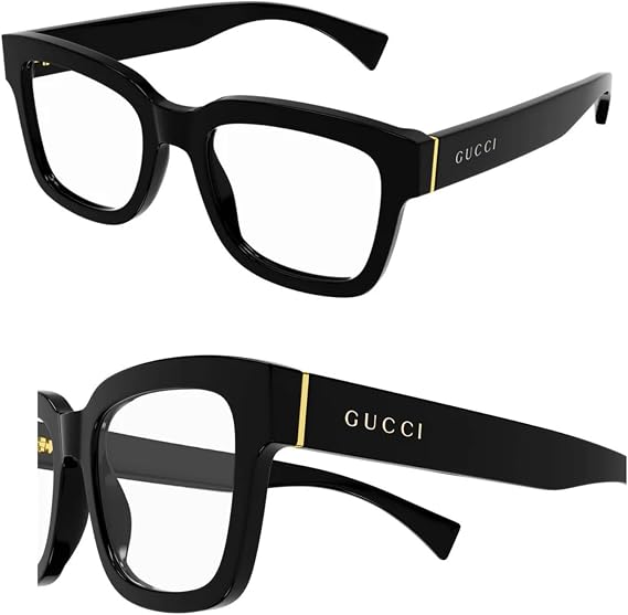 Gucci GG1138O Designer Fashion Eyeglasses Stylish Square Frame Eyewear with Luxury eSHADES Kit - Embrace Sophistication and Elegance