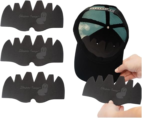 Shapers Image Hat Crown Shaper & Liner for Trucker & Mesh Caps, Reusable Snapback & Baseball Hats Insert, Cap Shape Support