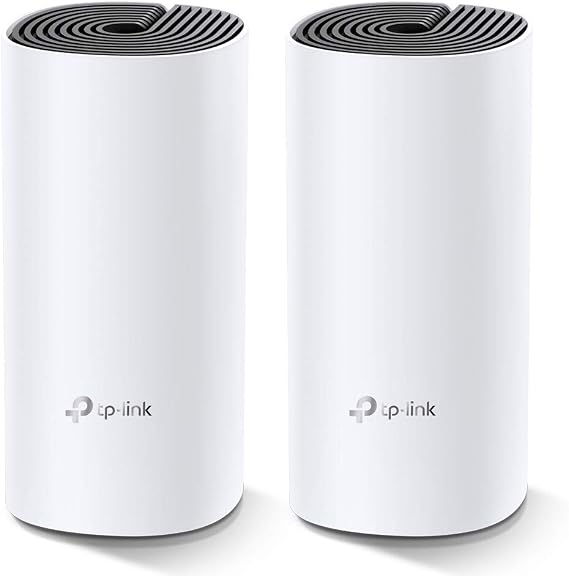 TP-Link Deco M4 2-pack, AC1200 Mbps, Dual-Band, Gigabit Ports, Connectivity Up to 100 Devices, Coverage Up to 260 m², Easy Installation with Mobile Application, Wi-Fi 5 Mesh System