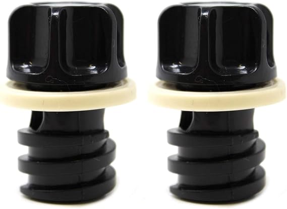 Cooler Drain Plug & Gasket Assembly Compatible with Yeti, RTIC, ORCA, OVO, Bird Dog Coolers 70QT 110QT (2 Drain Plugs)