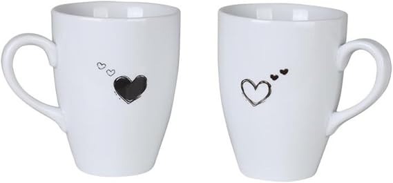 Kütahya Porcelain Pretty 2 Piece Mug Glass