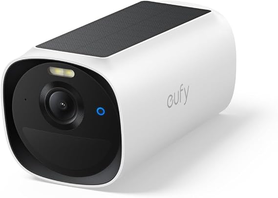 eufy Security eufyCam E40 Add-On Camera, Solar Security Camera, 2K MaxColor Night Vision with Integrated Solar Panel, Local Storage, No Monthly Fee, Homebase 3 Compatible, Easy Set-up, IP66