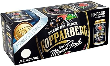 Kopparberg Premium Cider with Mixed Fruit Fridge Pack 10 x 330ml (Pack of 10x330m)