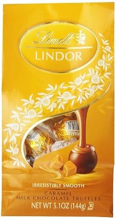 Lindt LINDOR Hazelnut Milk Chocolate Truffles, 5.1 Ounce