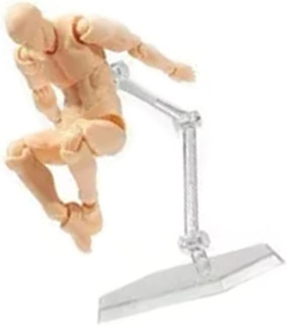 Poseable Mannequin, Action Figure Body Customizable Poses Drawing Model for Sketching Drawing Painting (Man)