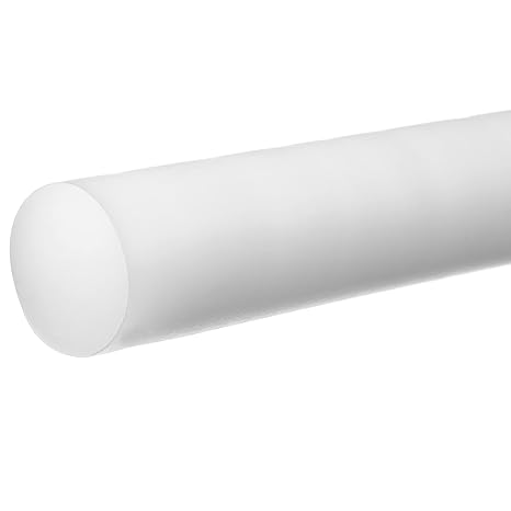 Delrin Acetal Homopolymer Plastic Rod, White, 5/8 in Diameter x 2 ft. Long