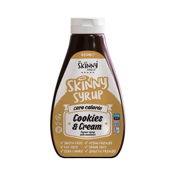 Skinny Foods Cookies & Cream Syrup Zero Calories 425ml
