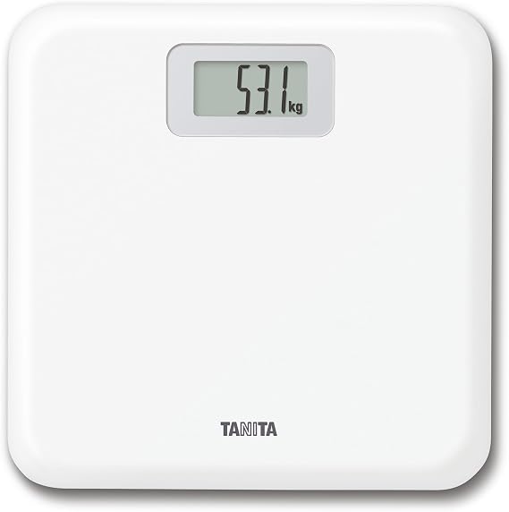Tanita HD-671-WH Body Scale, Health Meter, Digital, Simple, Compact, Just Ride On, White