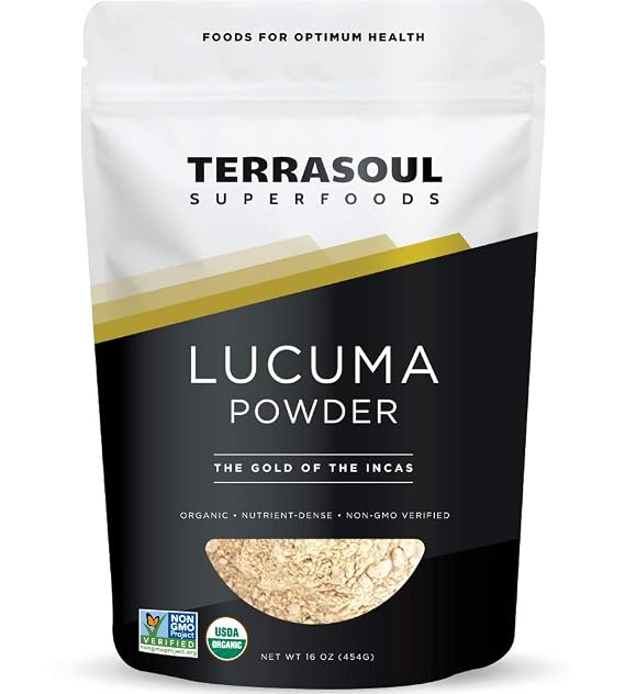 Terrasoul Superfoods Organic Lucuma Powder, 16 Oz - Sugar Substitute