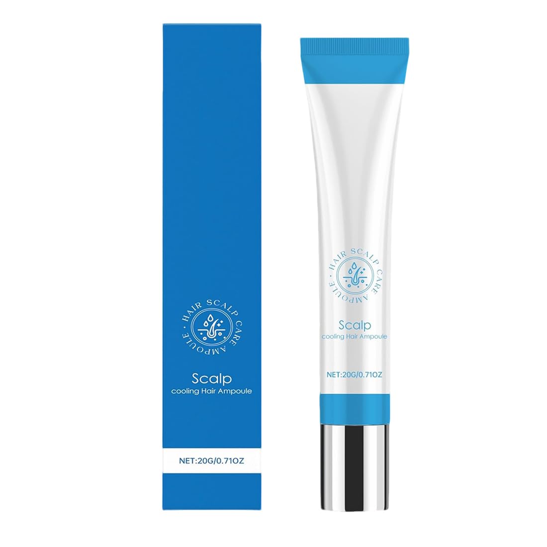 1 Stück Scalp SerumKopfhaut SerumKopfhaut-HaarwachstumsseruHaar Seru Rollerball mit Kühlendem EffektNicht FettigVerbessert Haarglanzfür Männer und Frauen