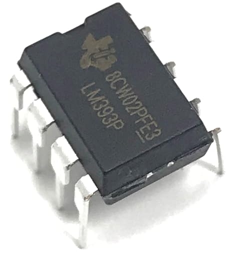 LM393P LM393 Dual Differential Comparators DIP-8 Breadboard-Friendly (Pack of 3)