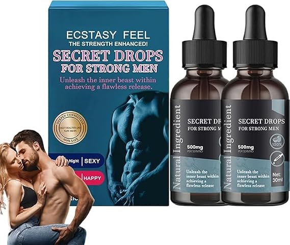 Secret Drops for Strong Men,Secret Happy Drops,PleasurePeak Oral Drops, Enhancing Sensitivity and Pleasure,Secret Happy Drops for Adults, Boost Energy Levels, Promoting Improved Blood Flow (2)