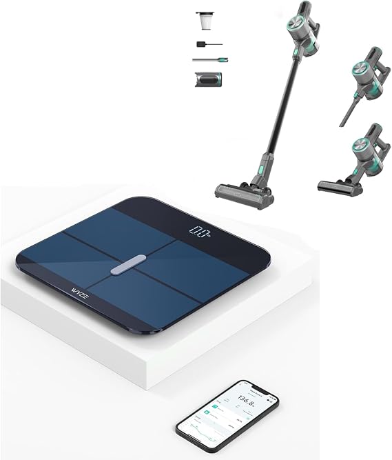 WYZE Smart Scale X & Cordless Vacuum S Bundle