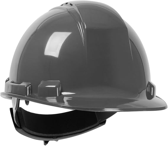 Dynamic Whistler Cap Style Vented Hard Hat, HDPE Shell, ANSI Type 1, Class C, 4-Point Suspension, Wheel Ratchet Adjustment, Dark Green