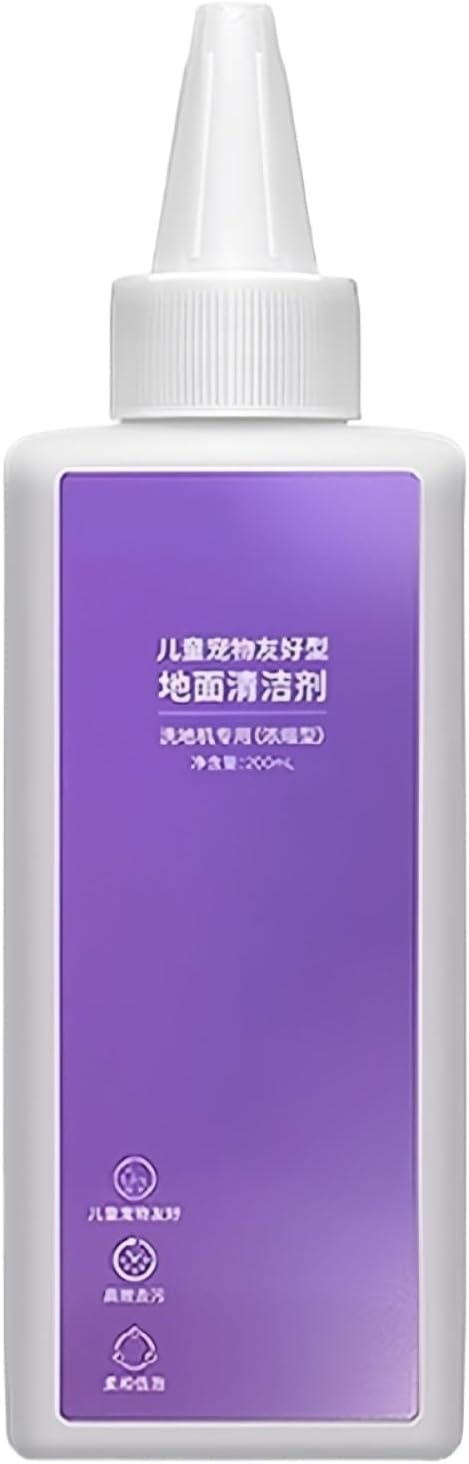Floor Cleaning Solution, Compatible With Narwal S10/S20 Pro/S2 Island/F1/S1Max Ultra Robot Vacuum Mop, 200ml Concentrated Detergent, All Floor Types Safe(1pcs)