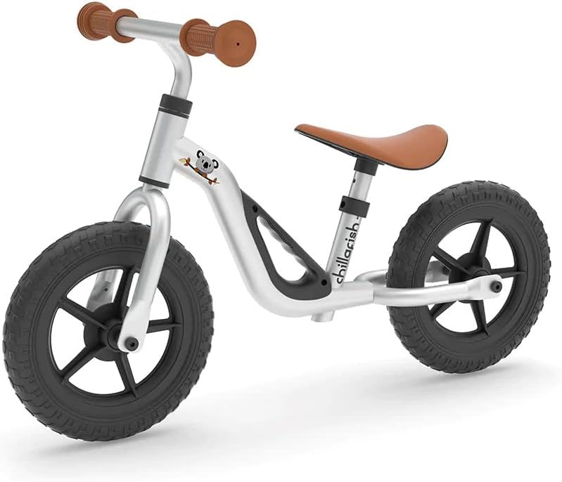 Chillafish Lightweight Kids' Balance Bike | Moulded, Adjustable Seat & Handlebar Bicycle with Puncture-Proof Wheels & a Carry Handle | Custom Ride Bikes for Toddlers Age 18 Months to 4 Years