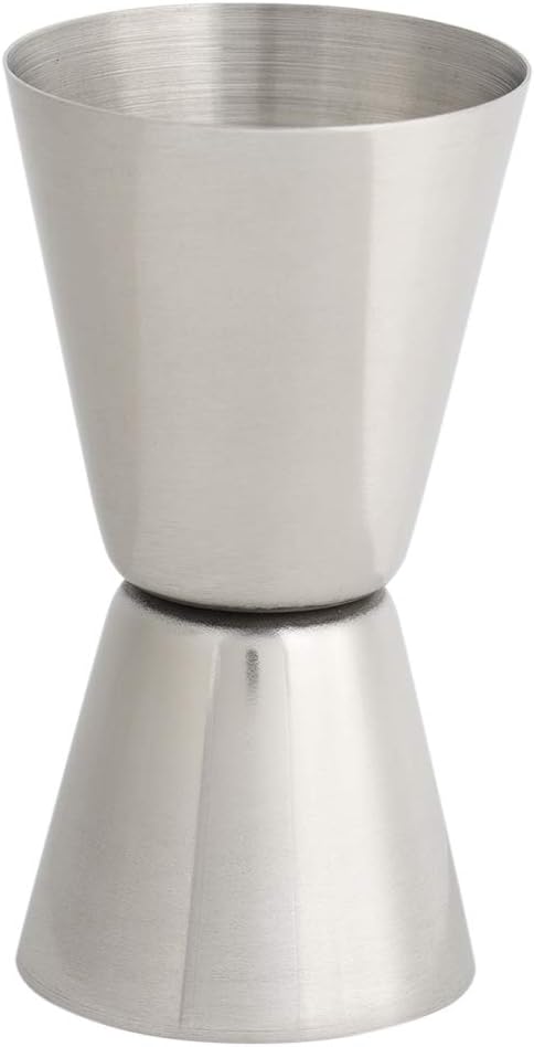 Jingyi Cocktail Jigger, 20/40ml Stainless Steel Cocktail Jigger Double Head Measurement Container Ounce Alcohol Measurement Container