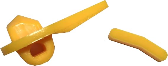 Tire Changer Plastic Insert, Tire Machine Guard, Wheel Rim Edge Protector for Mount Duck Head, Nylon Tyre Demount Fitting Head Part, 6 Front (Upper) + 6 Rear (Lower) Insert Kit/Pack, 2 Packs, 08YCM