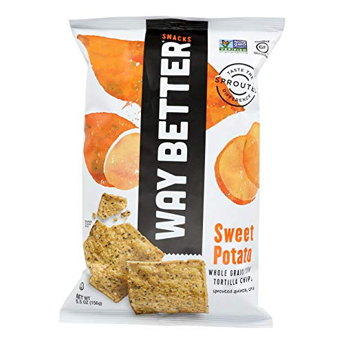 Way Better Sweet Potato Tort Chips 5.5 oz 12 Pack
