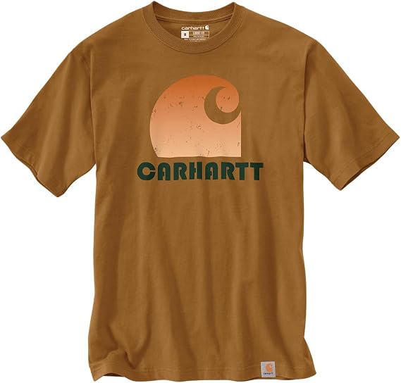 Carhartt Men's Loose Fit Heavyweight Short-Sleeve C Graphic T-Shirt
