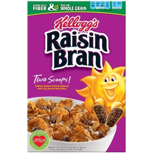Raisin Bran Cereal, 13.7-Ounce Boxes Pack of 5