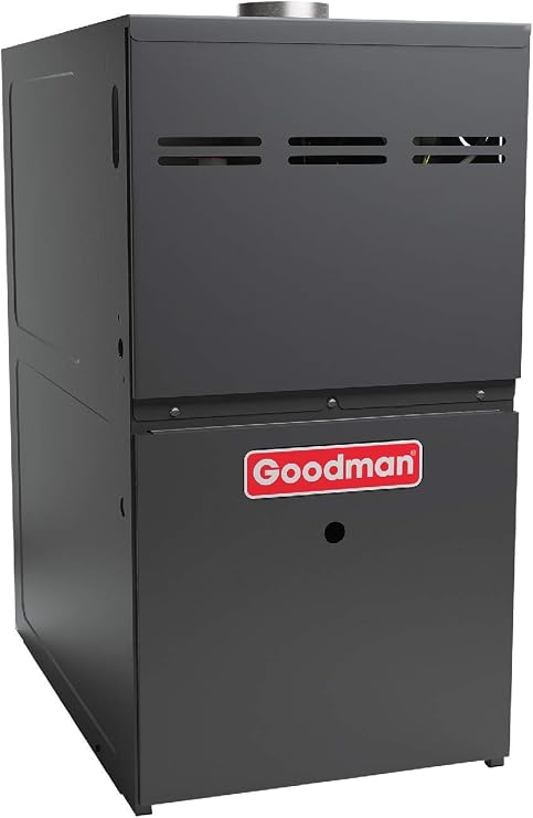 Goodman 80,000 BTU 80% Efficiency multi-speed, single-stage upflow/horizontal Furnace Model: (GR9S800803BX) Cabinet is 17.5 inches wide-R32 Ready-Low Nox