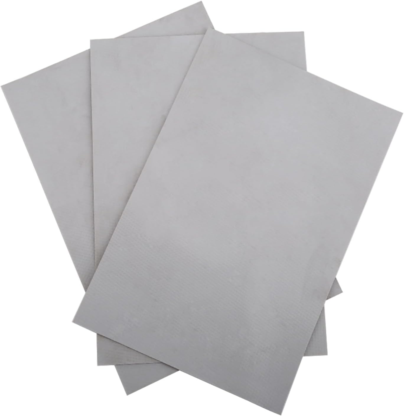 3Pcs Repair Patches Kit, Waterproof PVC Repair Patches Kit Set Accessory, Rowing Supplies PVC Raft Patch Material Hypalon Repair Kit Hypalon Repair Kit for Inflatable Raft Boat CanoeGray White
