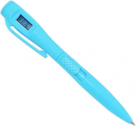 Digital Watch Ballpoint Pen Student Exam Electronic Pen School Stationary Office Supplies Kids Gift - 6 Colors is Available