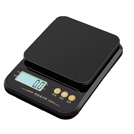 Multifunction Kitchen Food Scale - LCD Readout Unit, Electronic Weigh Tool | Smart Touch Gram Scale for Meal Portioning, Grounds, Baking Tasks, Diet Planner, Kitchen Counter Accessory