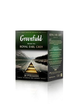 Greenfield Tea, Royal Earl Grey, 20 Count