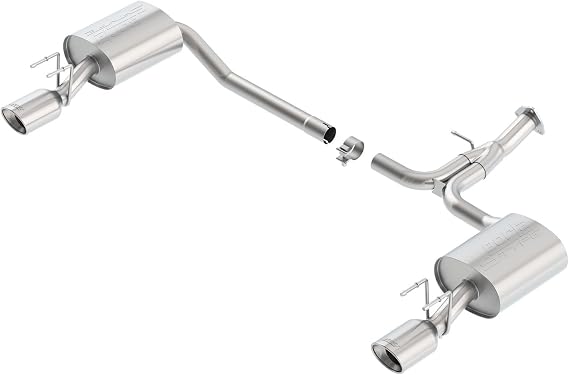 BORLA 11853 Axle-Back Performance Exhaust System for 2013-2017 Honda Accord Coupe 3.5L V6/ Sport Model 2.4L 4 Cyl. Automatic/Manual Transmission Front Wheel Drive 2 Door With Factory Dual Exhaust.