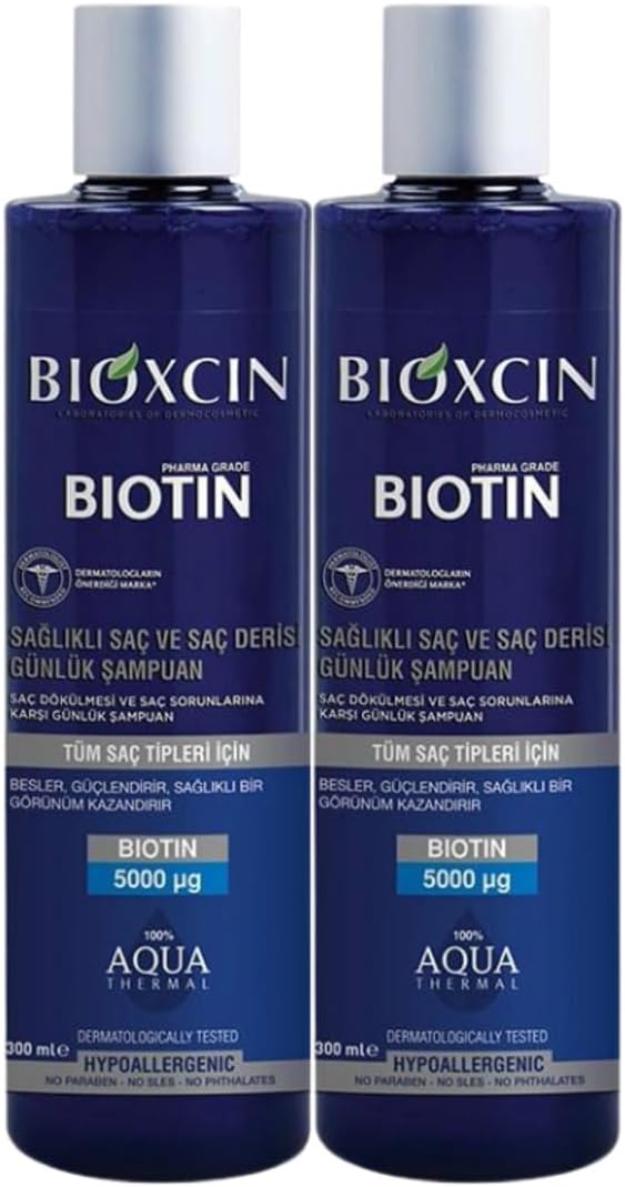 Bioxcin Biotin Şampuan 300 ml Tüm Saç Tipleri 2'li Paket, Bioxcin.904