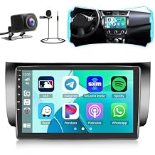 [2G+64G] Car Radio for Nissan Sentra 2013-2017 with Wireless Carplay/Android Auto, 10.1 Inch Android 13 IPS Touch Screen Car Stereo, Bluetooth, GPS Navi, WiFi, SWC, 28UI, DSP + Backup Camera