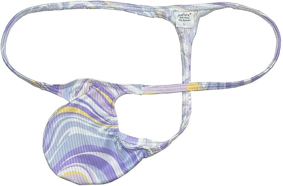 Sexy Men's String T-back Bikini Underwear Enhancing Male Tiny Slip Bulge Beach Thong Contour Pouch Tanags
