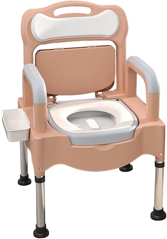 Bedroom, Bedside Commodes, Commode Chair, Height Adjustable Adult Potty Chair for Seniors, Portable Toilets for Home Use, Suitable for People with Disabilities The Elderly & Others