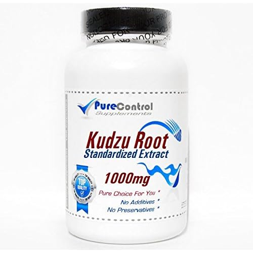 Kudzu Root Standardized Extract 1000mg  100 Capsules  Pure  by PureControl Supplements