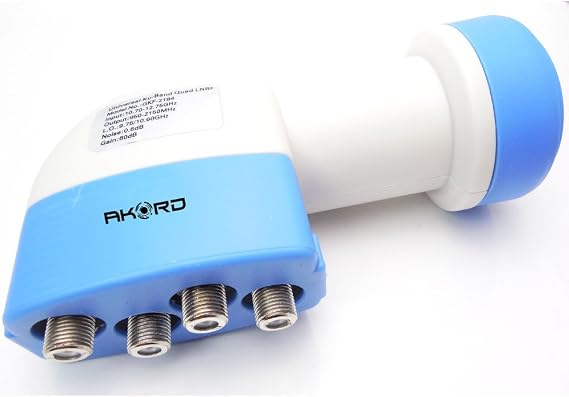 AKORD Quad LNB 4 DIGITIAL FULL HD Universal LNBF KU-BAND
