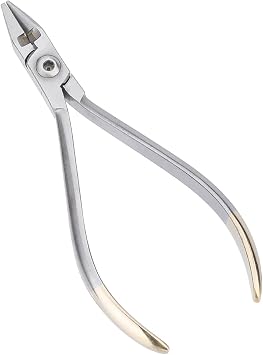 Dental Bird Beak Pliers with Cutter - Orthodontic Wire Bending Loop Forming Pliers Stainless Steel Dental Orthodontic Instrument