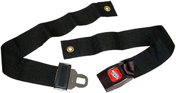 HEALTHLINE Wheelchair Strap Seat Belt, Wheelchair Safety Harness, Auto Style Belt with Metal Buckle up to 48