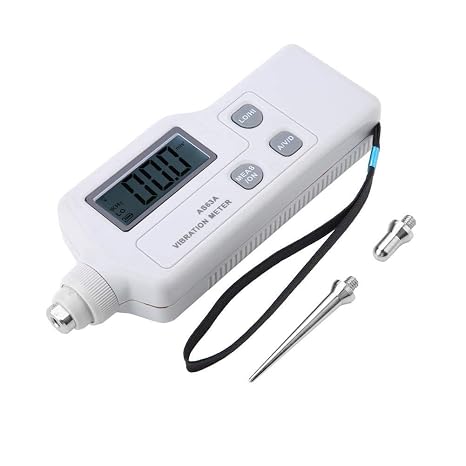 Vibration Meter Digital Vibration Meter Tester, Vibration Analyzer AS63A LCD Display Vibration Meter Tester Gauge Vibrometer, Handheld Vibration Meter