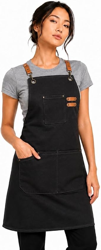 ChefsCloset Cotton Elmwood Cross Back Apron