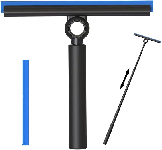 Shower Squeegee for Glass Doors with Long Handle