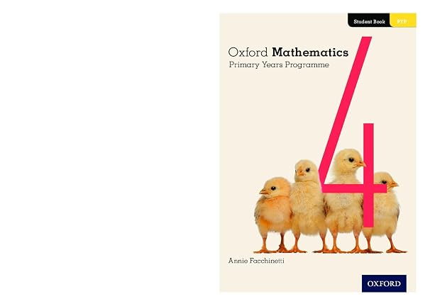 Oxford Mathematics Primary Years Programme Student Book 4